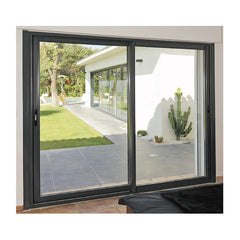 China Manufacturer Aluminum Muti Track Exterior Double Lowes Glass French Patio Sliding Doors