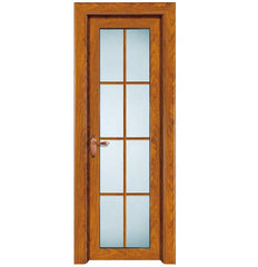 Interior Fiberglass Door Styles Aluminum Frame Frosted Glass Bathroom Toilet Door Nigeria