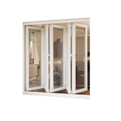 WDMA Window waterproof insulated glass folding sliding door aluminum bi folding door