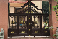 Malaysia Thailand Singapore Luxury Villa Modern Aluminum Sliding Main Gate Front Doors Pivot Aluminium Garden Entry Door Price