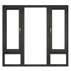 90 Degree Inward Opening Model Thermal Break Aluminum Casement Windows Manufacturer