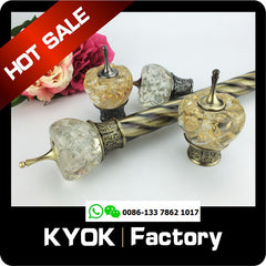 KYOK New! Curtain Rod Series in PVC Box, Fancy Curtain Pole /Track System of PVC Packing on China WDMA