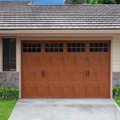 China WDMA China Industrial steel french door garage doors for sale