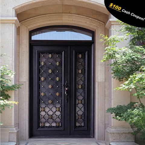 Security screen entrance iron door for home on China WDMA