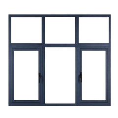 90 Degree Inward Opening Model Thermal Break Aluminum Casement Windows Manufacturer