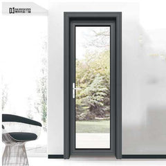 Low MOQ Factory Price D80 surface finishing exterior contemporary glass soundproof aluminum door on China WDMA on China WDMA