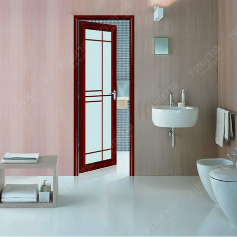 WDMA aluminum alloy interior types of bathroom doors