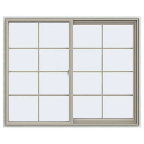 WDMA Modern Design PVC Small Sliding Window Double Glazed Glass Soundproof White Vinyl Window Customized Sizes