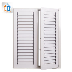 outdoor aluminum louvers exterior plantation shutters window supplier metal security shutters for windows on China WDMA