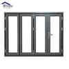 Shanghai bifold patio doors aluminium accordion doors/ aluminium folding door comply with AS2047 for sale on China WDMA