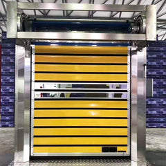 China door factory Fast Aluminum Hard Shutter Industrial Roller Spiral Door high speed Spiral door on China WDMA