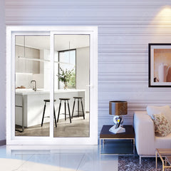 WDMA upvc/ pvc/ plastic interior/ exterior sliding glass door