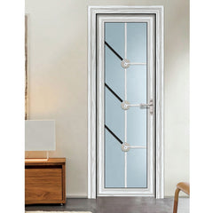 Modern house design aluminum bathroom door