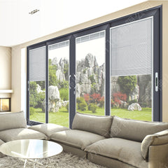 WDMA cheap price fire rated aluminum sliding doors