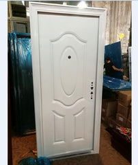 External Safety Security Steel Door Price Security Exterior Single Door on China WDMA