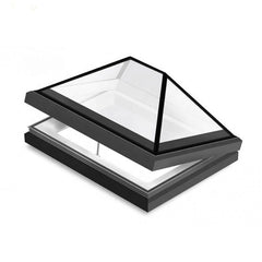 China Manufacturer Customized Aluminum Glass Roof Fixed/Swing Window Roof Window With Low-e Glass Skylight