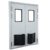 Soundproof door push-pull steel stainless steel clean room door can be customized to a variety of specifications on China WDMA