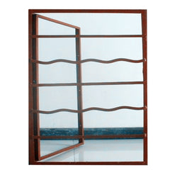 2018 popular sales steel windows made out of imported hot rolled steel new iron grill window door designs on China WDMA