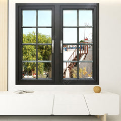 new design thermal break aluminum french casement/ swing glass window