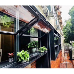 Aluminum Framed Double Glazed Sliding Vertical Folding Bifold Glass Windows Drawing