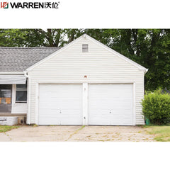 Warren 16ft Garage Door Two Car Garage Doors 18' Garage Door Insulated Aluminum Steel Modern