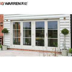 Warren 36x74 French Aluminium Low E Glass White Front Door Hurricane lmpact Door Patio