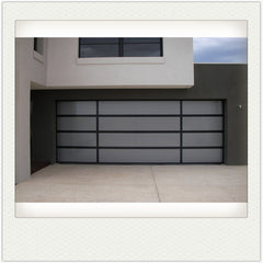 China WDMA Prettywood Modern Villa Aluminum Alloy Electric Remote Automatic Garage Door