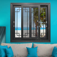 aluminum alloy tempered glass sliding window