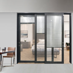 low e glass double sliding door balcony