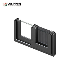 6060-T66 thermal broken aluminum sliding window kitchen window for sale