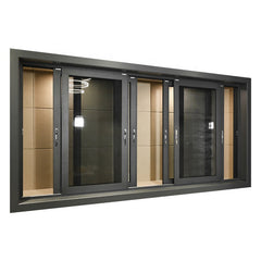 6060-T66 thermal broken aluminum sliding window kitchen window for sale