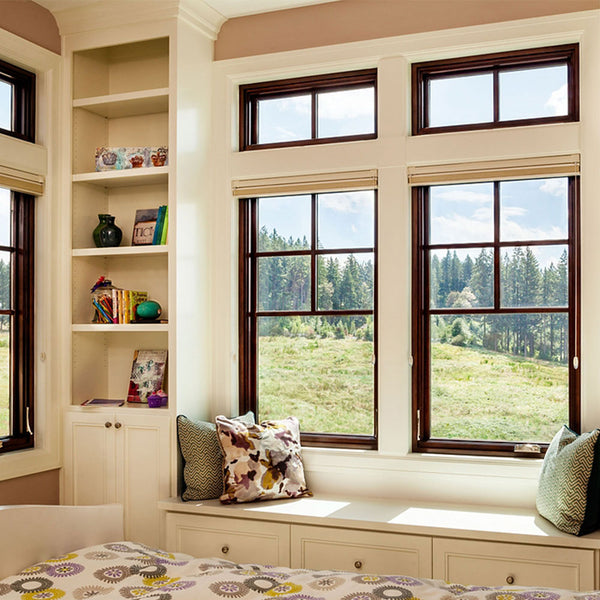 WDMA European Vertical Sliding Double Hung Vinyl Window