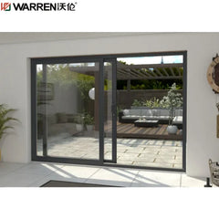 WDMA 96x80 Patio Door 10 Sliding Glass Door Aluminium Sliding Doors Double Glazed Slide