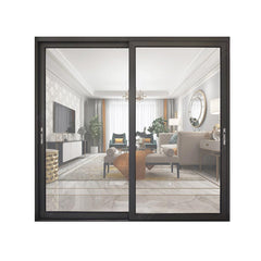 WDMA Waterproof aluminum sliding glass bedroom doors