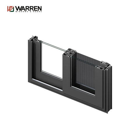 WDMA Aluminum Single Pane Sliding Windows Powder Coated Aluminium Sliding Windows Aluminium Window Sliding Price