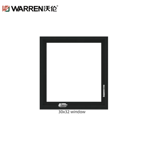 WDMA 30x32 Window Aluminum Casement Glass Window Energy Efficient Double Glazing Window