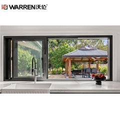 12x12 Sliding Aluminium Triple Glazing White Sound Proof Window Rough Opening