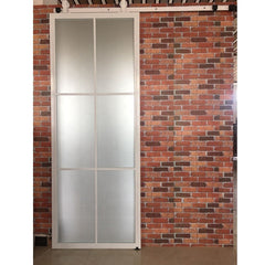 WDMA Popular product Wrought iron sliding door Kitchen Bathroom Steel insulated sliding barn door with hardware