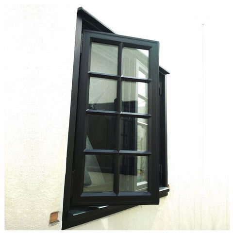 WDMA Single Casement Corner Tempered Glass Panel French Door