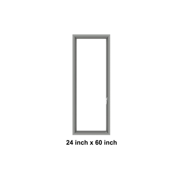 24x60 window China Customized House Windows Ultra Narrow Frame Aluminum Casement/Picture Window