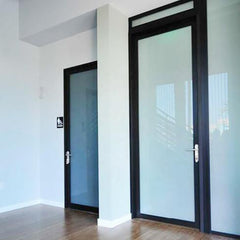 WDMA White Internal Sliding Glass Barn Doors