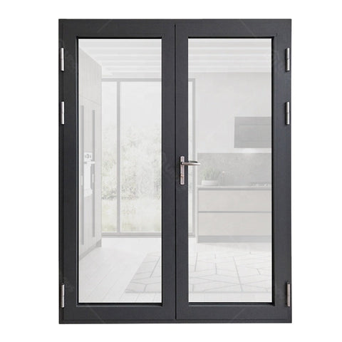 36x90 Aluminum double glass french door color customized good quality for sale