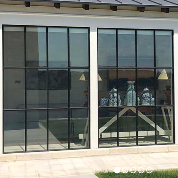 WDMA  Luxury home customized doors, thermal steel modern doors, wrought iron window grills