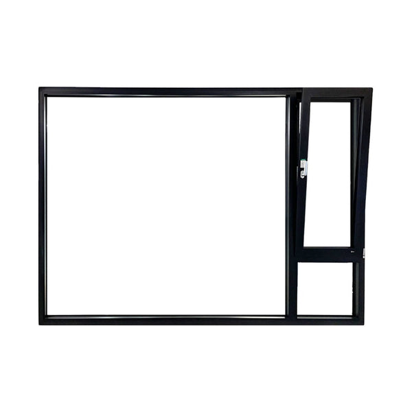 Latest design aluminum alloy french door and window minimal slim frame tilt and turn window