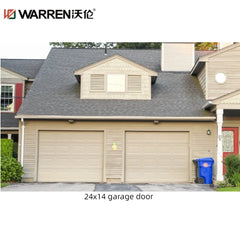 WDMA 24x14 Garage Door Insulated Glass Garage Doors Cost Aluminium Double Garage Door Prices