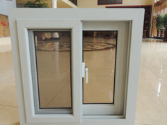 WDMA White Vinyl Sliding Windows Easy Installation Customized Sizes Used For Home