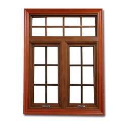 WDMA Swing opening pvc profile windows and casement window upvc material window