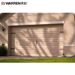 WDMA 12' x 7' Garage Door Tilt Up Garage Door Clear Roll Up Garage Door Glass For Homes