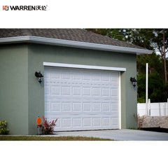 16x8 Black Garage Door With Insulated Sectional Garage Door