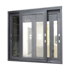 WDMA aluminum sliding double glazed window